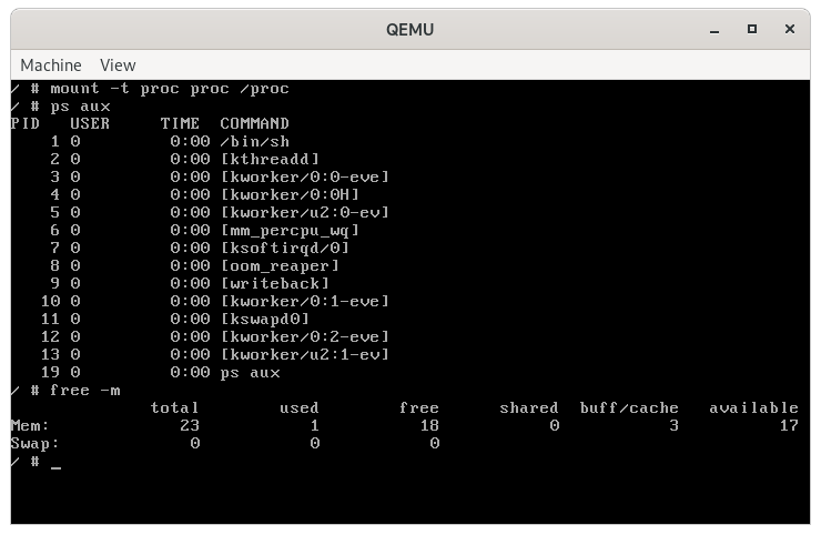 Building a tiny Linux kernel